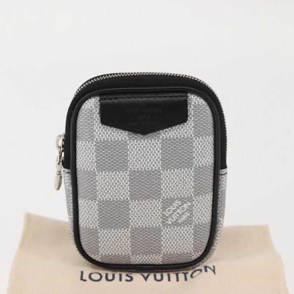 LOUIS VUITTON Damier Graffiti 3D Modular Pouch Gray N60447 LV Auth 143172 - Picture 2 of 14